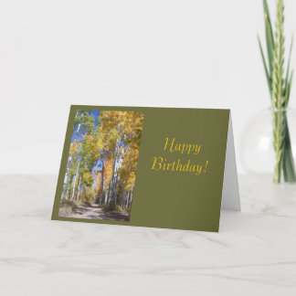 Autumn Birthday Template