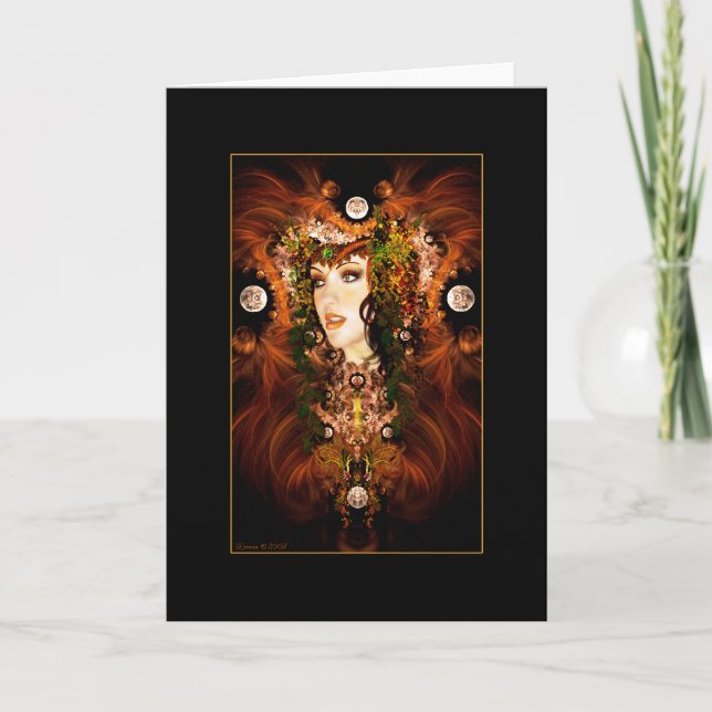 Autumn - Blank Note Card (Front)