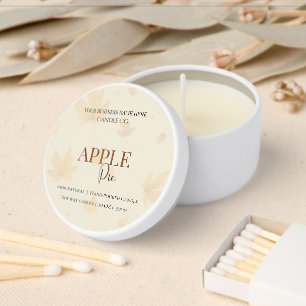 Autumn Blessing Apple Pie   Fall Candle Label  Mini Candle Favors