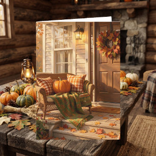Autumn Blessings Dear September Holiday Card