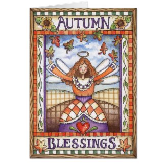 Autumn Blessings - Greeting Card