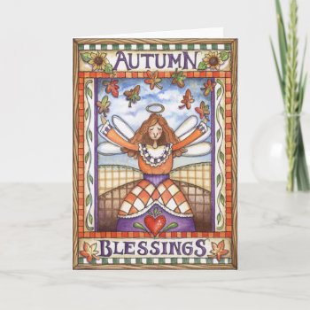 Autumn Blessings - Greeting Card by marainey1 at Zazzle
