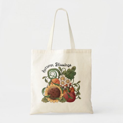 Autumn Blessings Nature Tote Bag