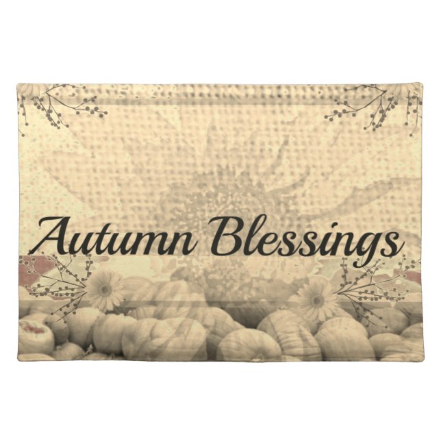 Autumn Blessings Placemat (Front)
