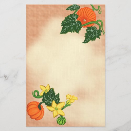 Autumn Blessings Pumpkin Patch Stationery