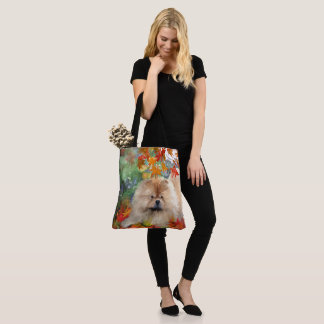 AUTUMN BLISS CHOW tote or cross body bag