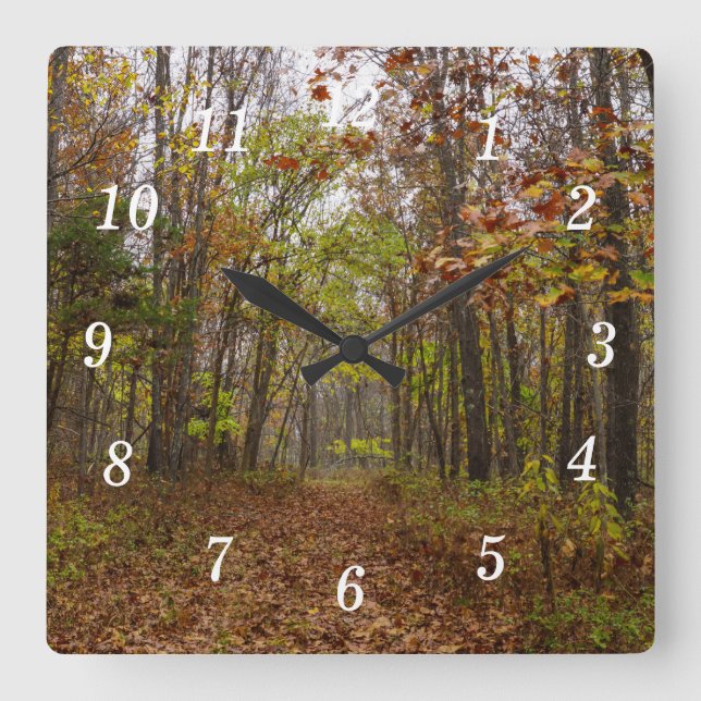 Autumn Bliss Wall Clock (Front)