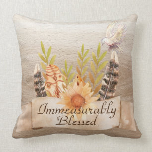 Autumn Bohemian Throw Pillow
