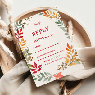 Autumn Botanical Leaves Response