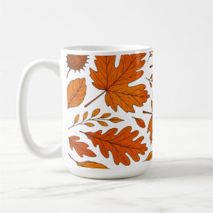 Autumn Botanical – Vintage Fall Leaves Coffee Mug