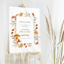 Autumn Botanical Whimsy Fall Baby Shower