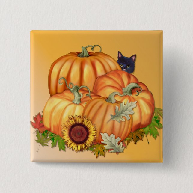 Autumn Bounty Button (Front)