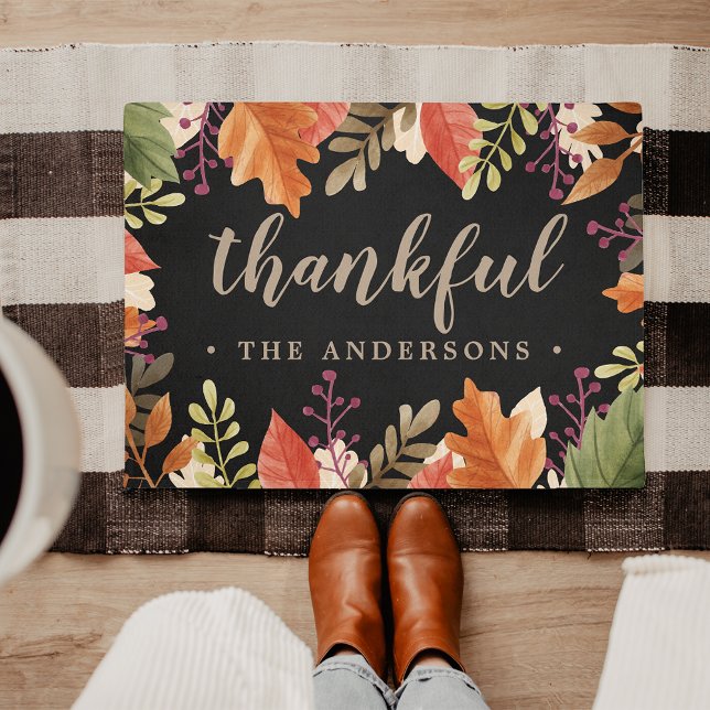 Autumn Bounty | Personalized Thanksgiving Doormat (Creator Uploaded)
