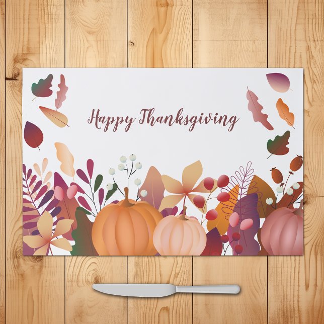 Autumn Bounty Thanksgiving Paper Placemats (Creator Uploaded)