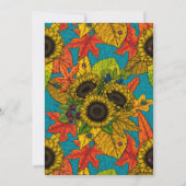 Autumn bouquet on blue (Front)