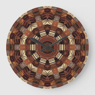 Autumn Branches Large Clock