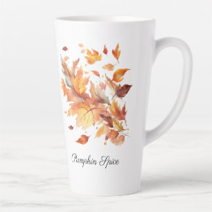Autumn Breeze Maple Cascade, custom  Latte Mug