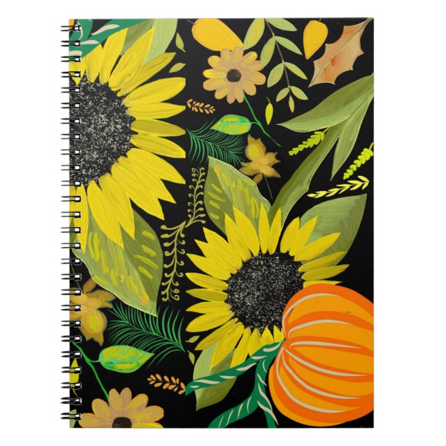 Autumn Breeze  Notebook (Front)