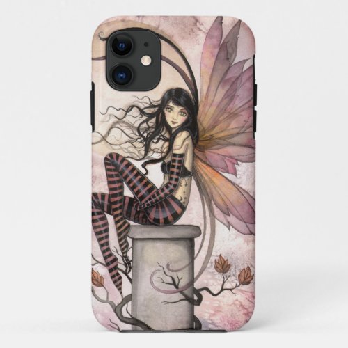 Autumn Breezes Fairy Fantasy Art by Molly Harrison iPhone 11 Case