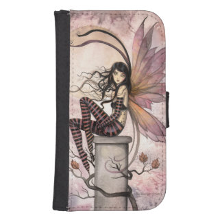 Autumn Breezes Fairy Fantasy Art Galaxy S4 Wallet Case