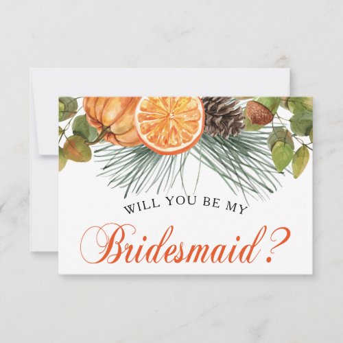 Autumn Bridesmaid Proposal