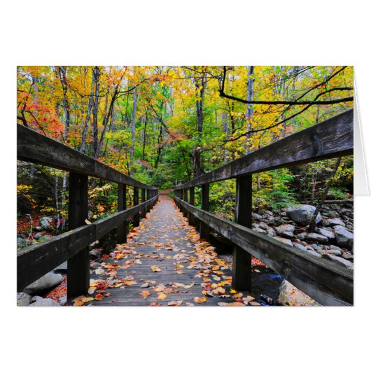 Autumn Bridge Cards (Front Horizontal)