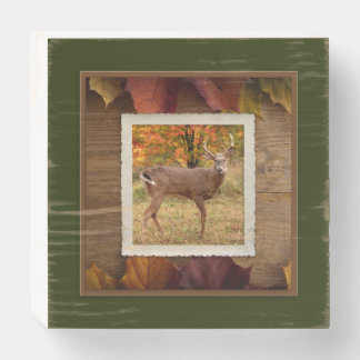 Autumn Buck #3 Wooden Box Sign