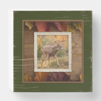Autumn Buck #5 Wooden Box Sign