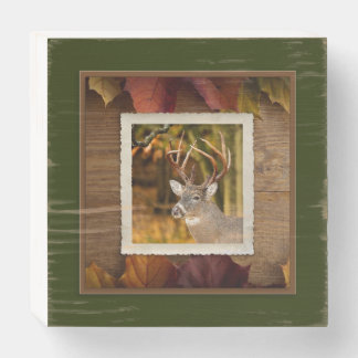 Autumn Buck #7 Wooden Box Sign