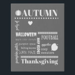 Autumn Bucket List Canvas<br><div class="desc">Pumpkin spice and hayrides perfect represent this season! Be sure to customize the canvas best represent your family traditions. ADD TEXT Party of {# of people in your family} Add your last name, mom & dad, kids and pets & other activities you enjoy Display this canvas as a reminder of...</div>