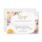 Autumn Burgundy Floral Pumpkin Gold Wedding