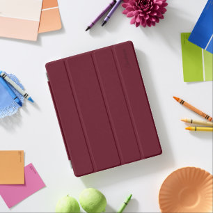 Autumn Burgundy with Darker Shade Name iPad Smart Cover