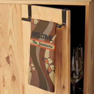Autumn Butterflies Kitchen Towel
