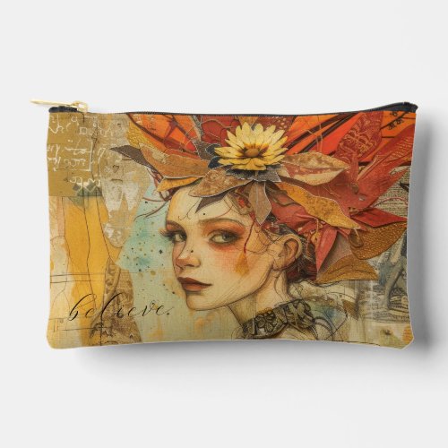 AUTUMN BUTTERFLY FLORAL FAIRY PEN OR PENCIL POUCH
