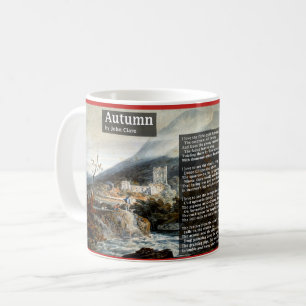 Autumn by John Clare Poetry Coffee Mug