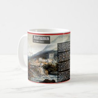 Autumn by John Clare Poetry Coffee Mug