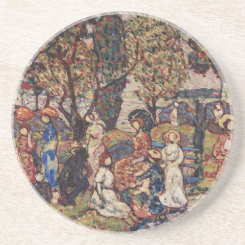 Autumn by Maurice Prendergast Vintage Fine Art Drink Coaster