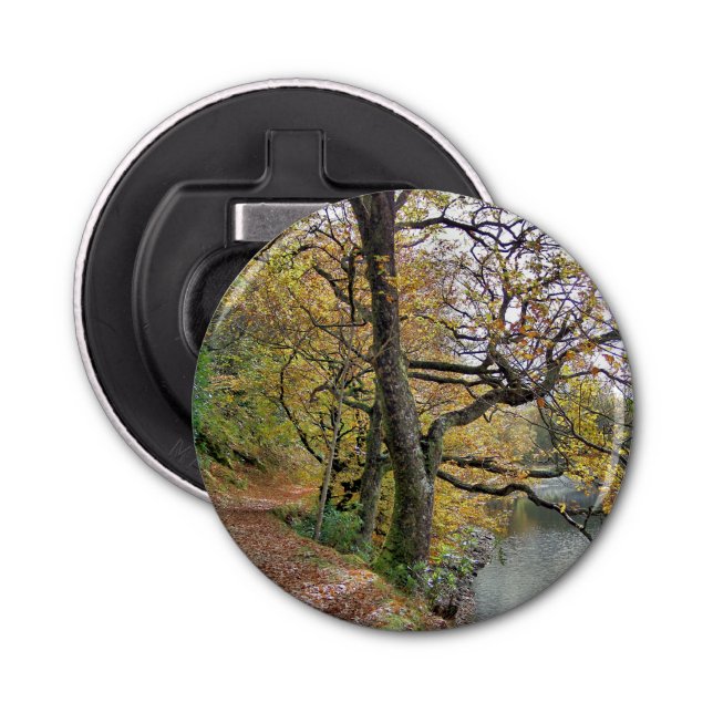 AUTUMN BY THE LAKE BOTTLE OPENER (Front)