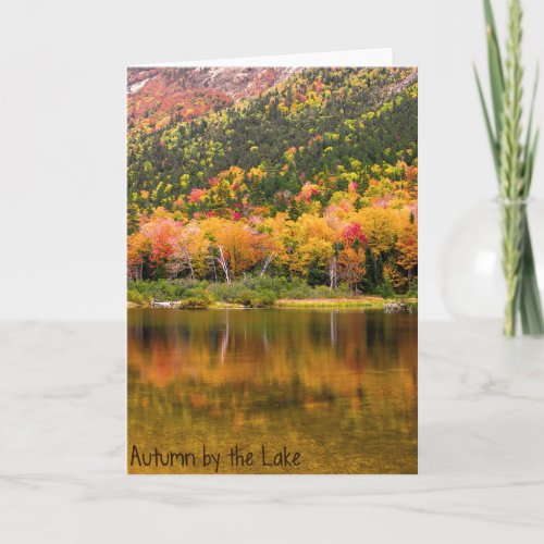 Autumn by the Lake Greeting Card