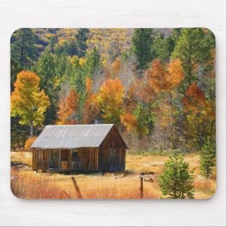 Autumn Cabin Mouse Pad