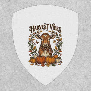 Autumn Calf Shirt Vintage Engraving Harvest Pumpki Patch