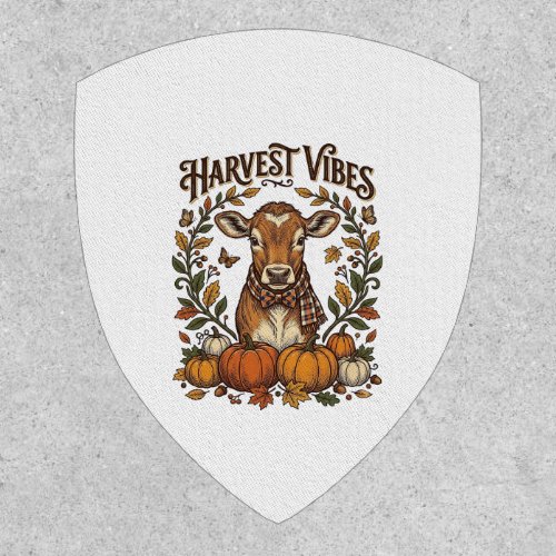 Autumn Calf Shirt Vintage Engraving Harvest Pumpki Patch