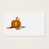Autumn Call Me Card (Back)