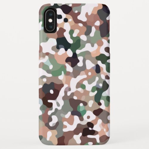 Autumn Camo Fall Colors iPhone XS Max Case