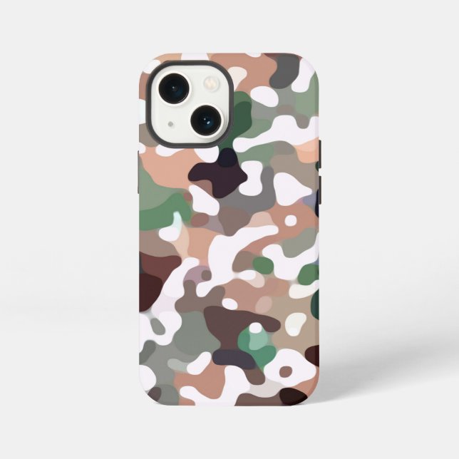 Autumn Camo Fall Colors Iphone Case (Back)