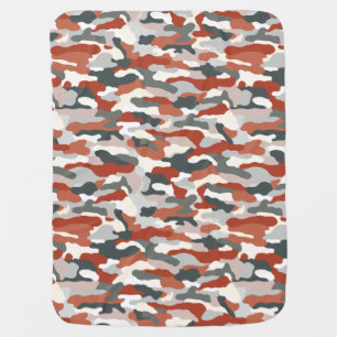 Autumn Camouflage Baby Blanket