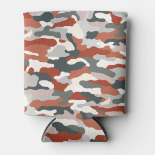 Autumn Camouflage Can Cooler
