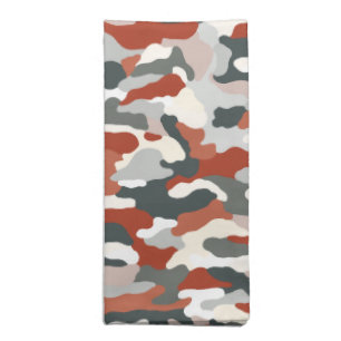 Autumn Camouflage Cloth Napkin