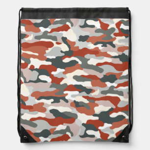 Autumn Camouflage Drawstring Bag