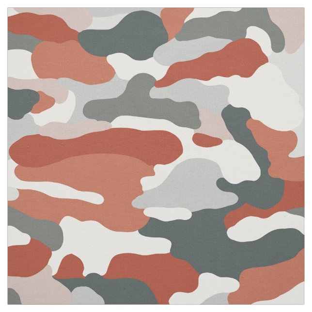 Autumn Camouflage Fabric (Swatch)
